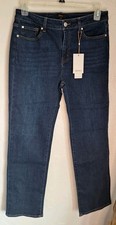 Quince Women's Dark Wash Stretch Denim Jeans, Size XL — listing 6