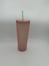 Starbucks 2023 Summer Jeweled Pearl Pink Venti 24oz Cold Cup Tumbler — listing 5