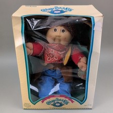 Vintage 1980s Cabbage Patch Kids Preemie Doll "Evaleen Doris" with Original Adoption Papers, Caucasian Blue-Eyed Bald Baby — listing 3