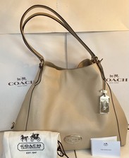 Coach Edie Shoulder Bag 31 in Black Pebbled Leather — listing 3