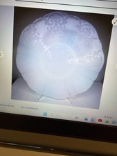 American Sweetheart Monax Salver / Serving Plate, Depression Glass