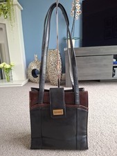 J by Jane Shilton Croc-Embossed Leather Top Handle Flap Handbag — listing 4
