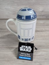 Star Wars R2-D2 Sculpted Ceramic Mug with Domed Lid and Sound Feature
