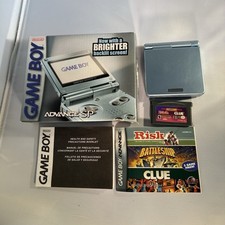 Nintendo Game Boy Advance SP AGS-101 Pearl Blue Handheld Console — listing 6