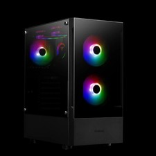 Gamdias gaming case RGB ATX Mid-Tower Gaming PC Case with Red RGB Front Fans — listing 5