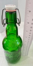 Grolsch Green Glass Swing-Top Beer Bottle with Porcelain Ceramic Stopper