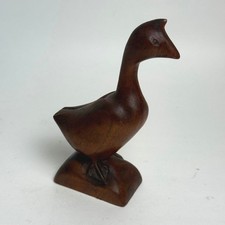 Set of Folk Art Carved Wood Canada Goose Decorative Figures — listing 6