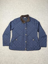 Lands' End Women's Blue Quilted Jacket, Size M (10-12) — listing 2