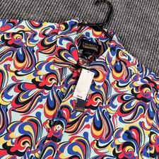 Cremieux Men's Paisley Print Long Sleeve Button-Down Shirt XL