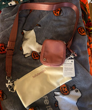Lululemon Pink Nylon Convertible Crossbody Bag with Chain Strap — listing 4