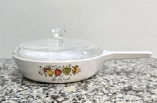 Vintage CorningWare 'Spice of Life' L'Echalote Casserole Set of 3 with Glass Lids — listing 6