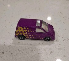 1985 Hot Wheels Ford Aerostar Van Metallic Purple with Yellow Dots — listing 2