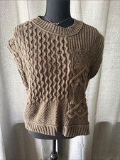 Madewell Gray Knit Button-Front Sweater Vest, Size XS — listing 6