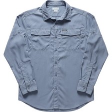 Columbia Silver Ridge Utility Lite Plaid Long Sleeve Shirt, Men's Size Small