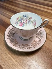 Elizabethan Fine Bone China Blue Floral Trio (Teacup, Saucer & Side Plate) — listing 4