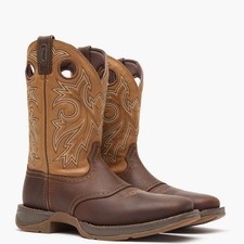 Durango Black Leather Western Cowboy Boots — listing 4
