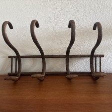 Bentwood Hall Tree Coat & Hat Stand with Scrolled Hooks, Thonet-Style — listing 3