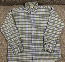 Cinch Men's Green & Blue Plaid Short-Sleeve Button-Down Western Shirt, Size XXL — listing 6