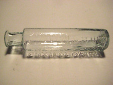 Antique Embossed Glass Medicine Bottle "Old Dr..." Panel Bottle, listing 3