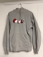Supreme Cat in the Hat Hooded Sweatshirt Heather Grey FW18 — listing 2
