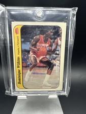 1986 Fleer Sticker #8 Michael Jordan Rookie Sticker PSA 8 (ST) NM-MT — listing 3