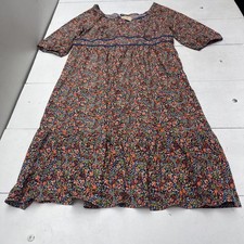 BloomChic Purple Floral Smocked Bodice Midi Dress, US 10 — listing 3