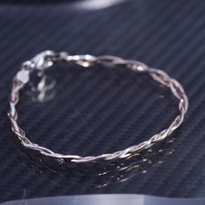 Dyadema Sterling Silver Multi-Strand Bead Chain Bracelet, Adjustable 6.5"-7.25" — listing 3