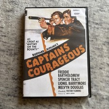 1937 Captains Courageous MGM Movie Advertisement Print, Spencer Tracy Freddie Bartholomew