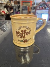 Vintage 1970s Japanese Stackable Mushroom Coffee Mug, Olive Green Glaze — listing 5