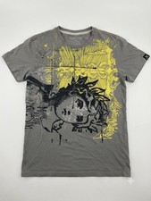 Marc Ecko Cut & Sew Men's Short-Sleeve Button-Up Shirt, Size L, Black/White Textured Print with Zip Chest Pocket — listing 6