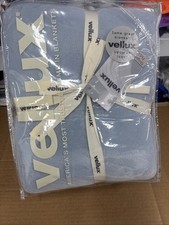 Vellux Original Plush Blanket, Twin Size (66x90 in), Blue - New Sealed in Package — listing 4