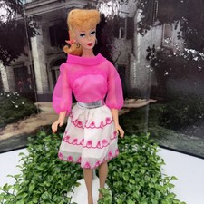 Vintage Mattel Barbie Ponytail #4 (Blonde) in Zebra Swimsuit — listing 3