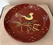 Dorothy Long Redware Pottery Piece, Hand-Signed and Dated 1985 — listing 3