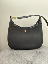 Tory Burch Emerson Saffiano Leather Large Tote in Taupe/Gray — listing 4