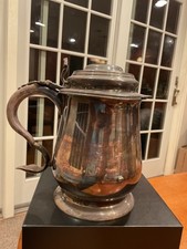 Vintage Silver-Plated Tankard / Mug with Stepped Foot and Loop Handle — listing 5