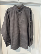 Ariat Men's Short Sleeve Button-Down Shirt with Geometric Micro-Print — listing 5