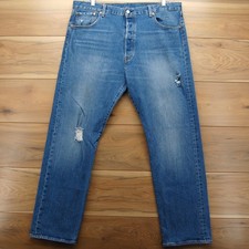 Levi's 501 Distressed Medium Wash Jeans — listing 3