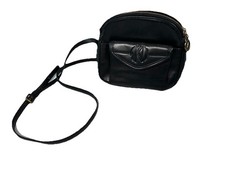 Anne Klein Vintage Brown Leather Slouchy Shoulder Bag with Lion Medallion — listing 5