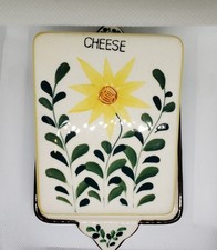 Vintage Ceramic Cheese/Butter Dome with Hand-Painted Sunflower Motif on Underplate — listing 6
