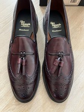 Allen Edmonds Manchester loafer Manchester Burgundy Wingtip Tassel Loafers Size 9.5 D — listing 3