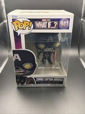 Funko Pop! Marvel Studios What If...? Zombie Captain America #941 Bobble-Head