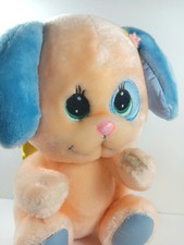 Vintage Mattel Plush Baby Puppy and Kitty Soft Toy Pair (Blue Dog & Pink Cat) — listing 2