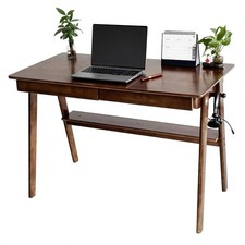 mid century Mid-Century Modern Style Single-Drawer Writing Desk — listing 5