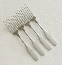 Vintage Stainless Steel Dinner & Salad Forks with Floral Scroll Handle Pattern (Set of 18) — listing 6