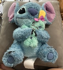 Disney Lilo & Stitch Blue Fuzzy Fleece Crewneck Sweatshirt — listing 5