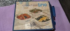 Corning Ware Casserole Dish with Pastel Floral & Ribbon Motif — listing 2
