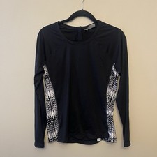 Athleta Women's Pink Paisley Long-Sleeve Rash Guard / UPF Athletic Top, Size S — listing 3