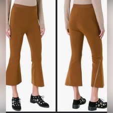 Stella McCartney Cream Silk-Blend Elastic-Waist Trousers with Zip Pockets, Size 46 — listing 5
