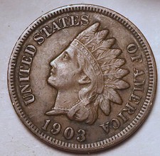 1903 Indian Head Cent (One Cent), Philadelphia Mint