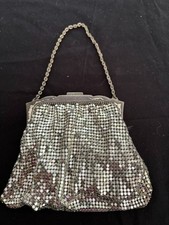 Vintage Whiting & Davis Style Gold Mesh Bandana Scarf Necklace — listing 6